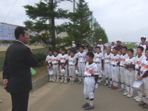 平成２３年６月１２日　八郎潟長学校招待野球大会